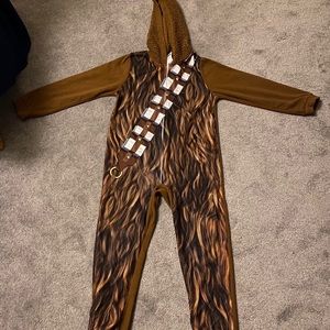 Boys hooded ChewBaca Onesie.